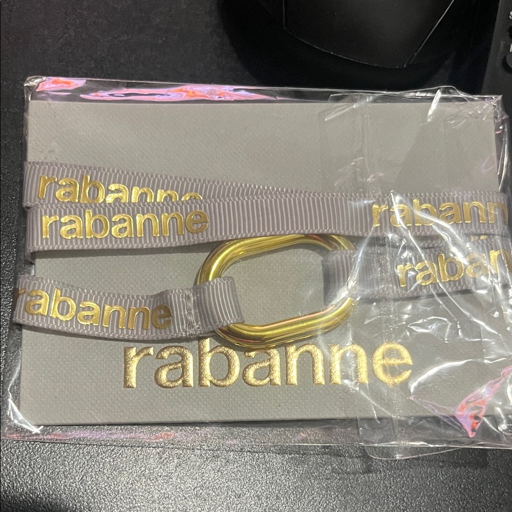 Paco Rabanne Gray and Gold Accessory
